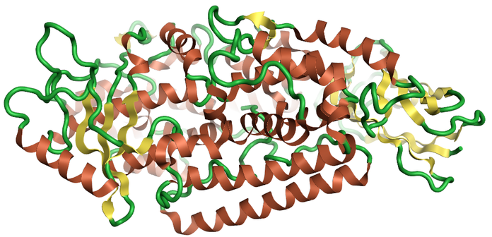 ribbon for the 2p0m crystal structure 2p0m