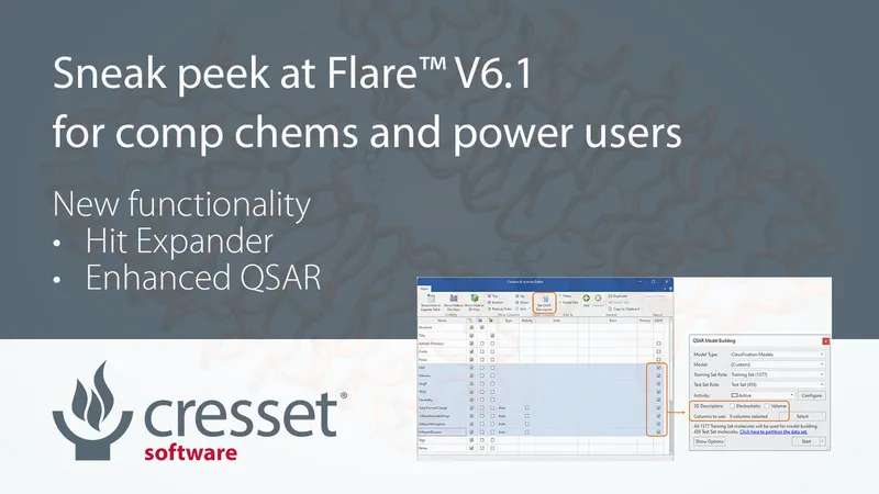 A sneak peek at Flare V6.1 for computational chemists and power users