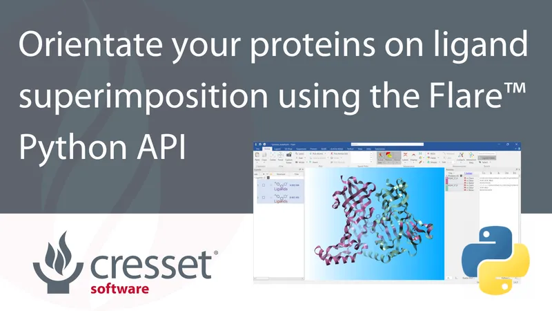 Orientate your proteins on ligand superimposition using the Flare Python API