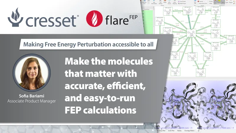 Make the molecules that matter with accurate, efficient, and easy-to-run FEP calculations