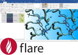 Flare Visualizer with Flare Logo