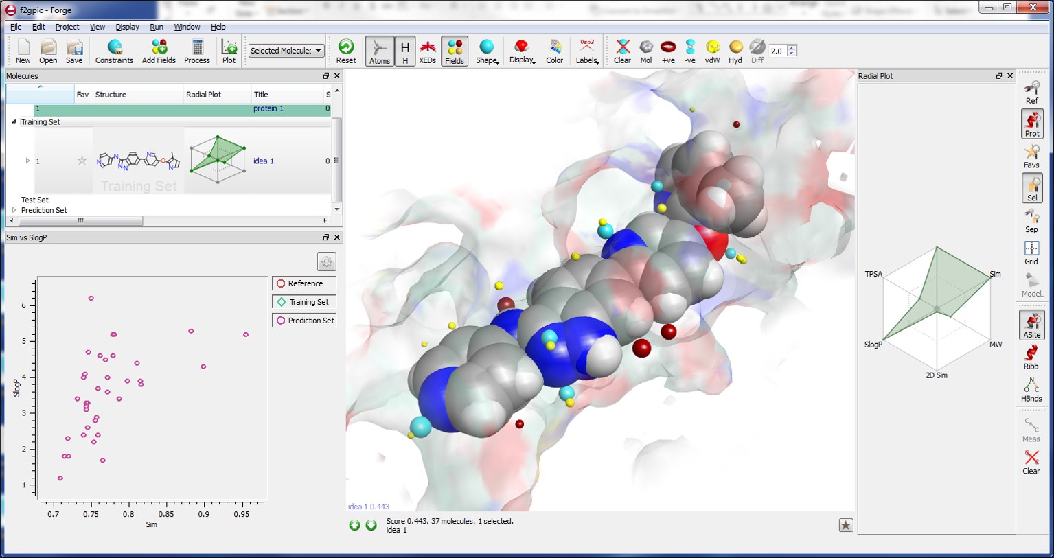 3D molecule and data visualization in Forge