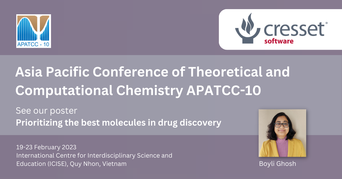 APATCC-10 Prioritizing the best molecules in drug discovery poster